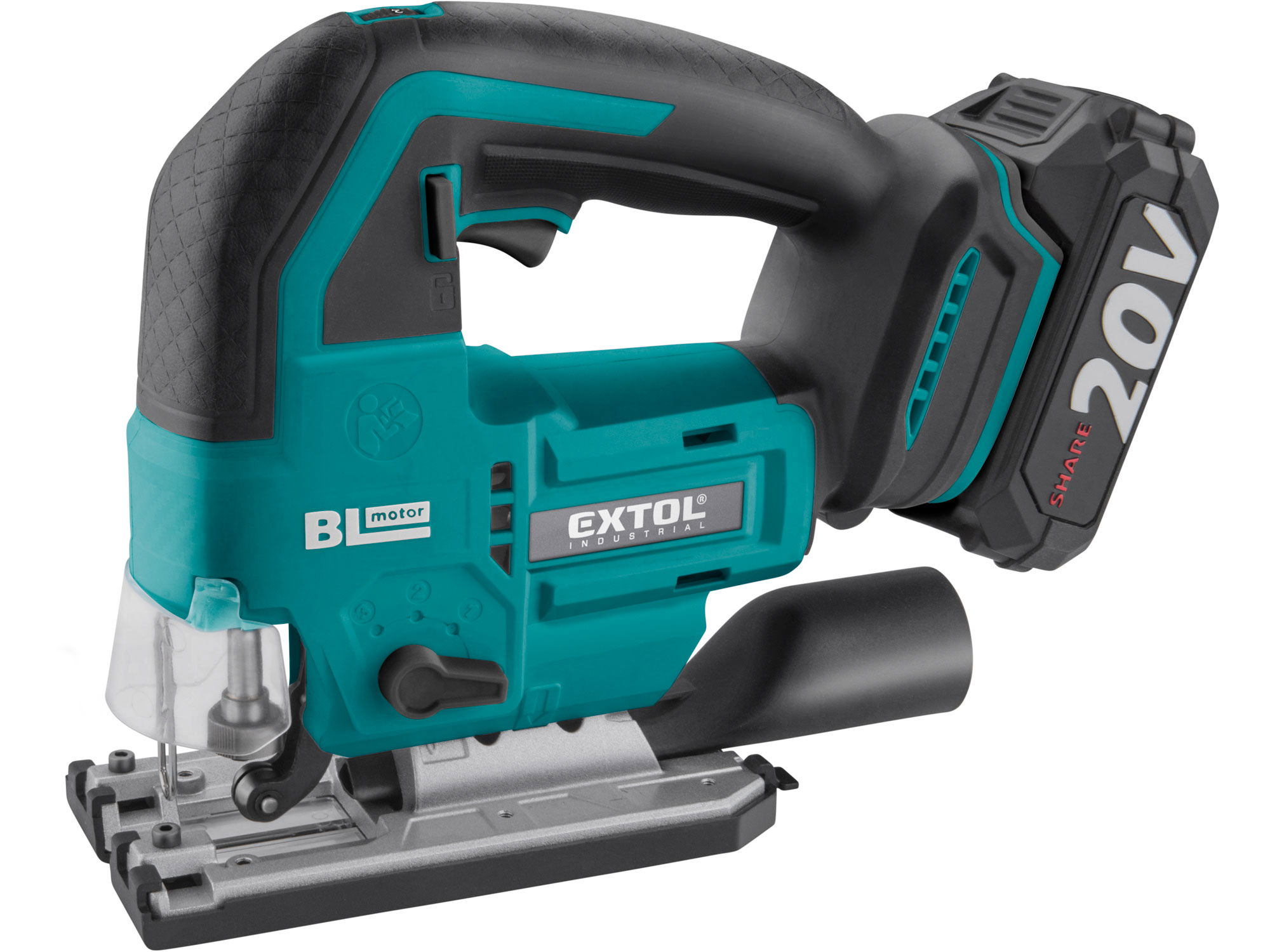 Extol 8791824 Share20V akkumulátoros szúrófűrész (1 x 2.0 Ah Li-ion akkuval) termék fő termékképe