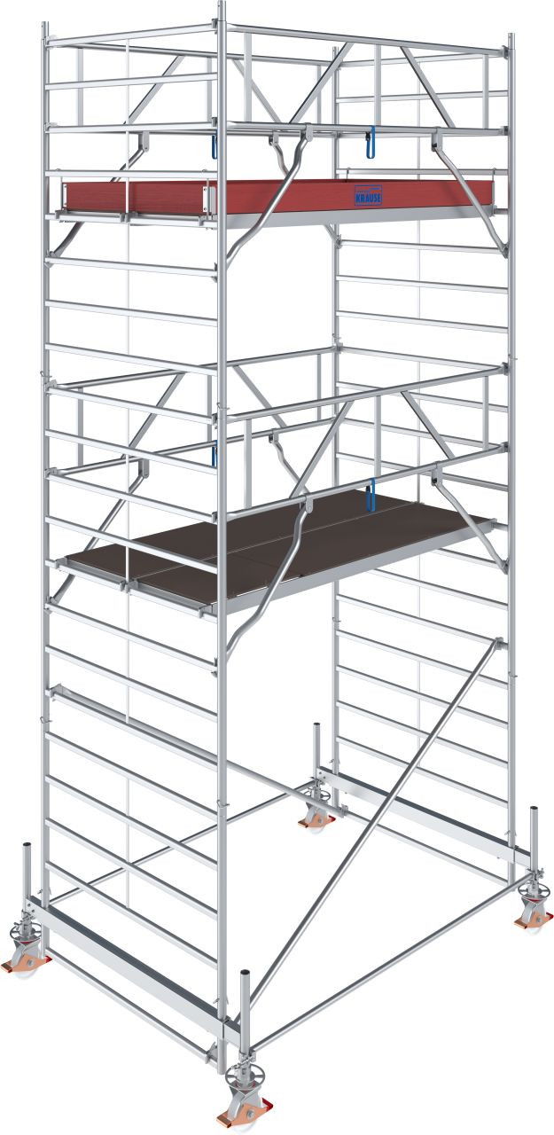 Krause STABILO Professional gurulóállvány, 500 -as sorozat, mezőméret: 2.5 m x 1.5 m, munkamagasság: 6.5 m termék fő termékképe