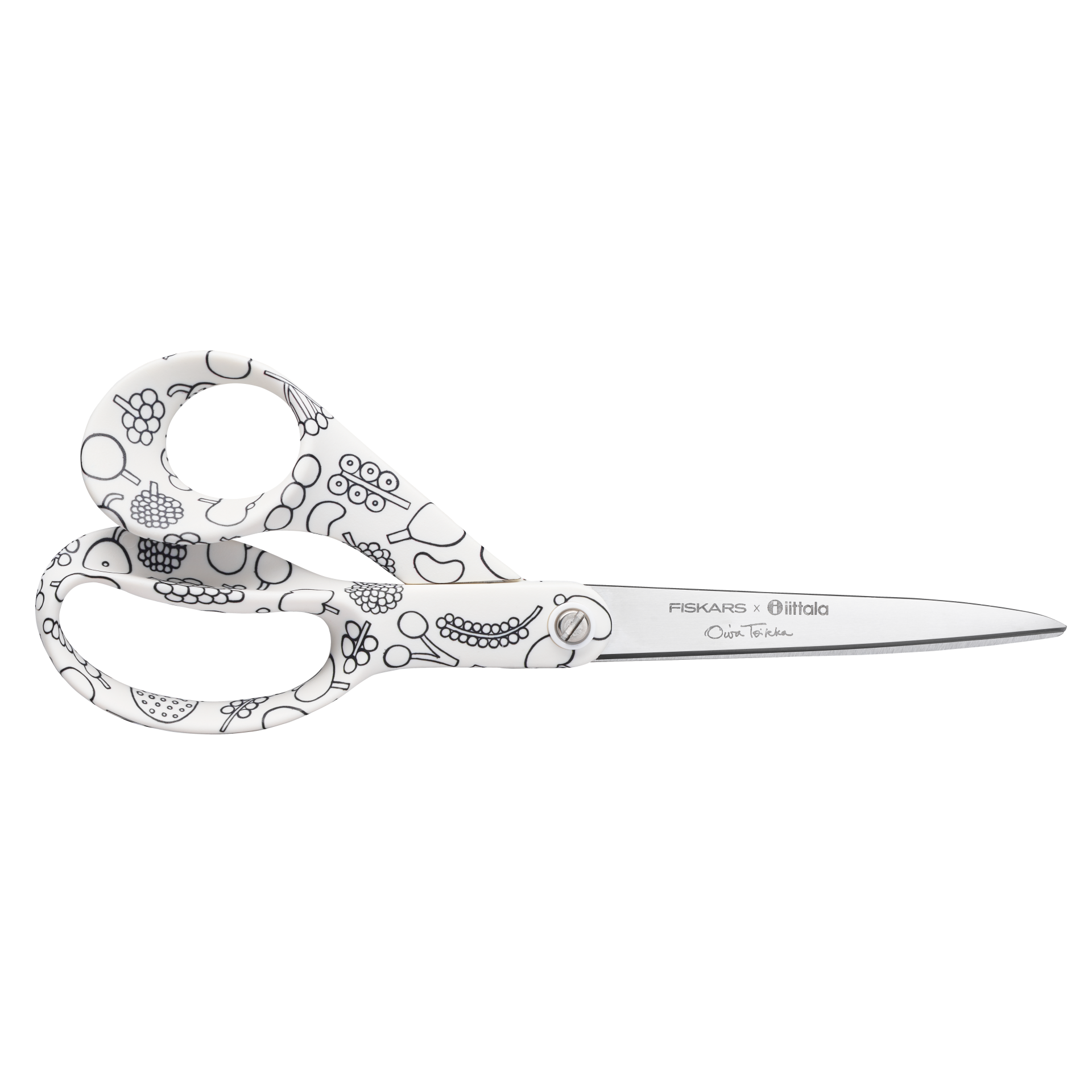 Fiskars FXI olló, 21 cm, frutta fekete és fehér (dobozban) termék fő termékképe